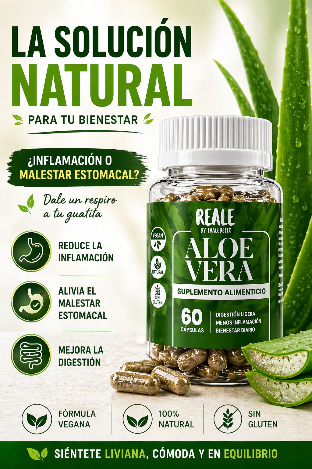 Cápsulas Aloe Vera