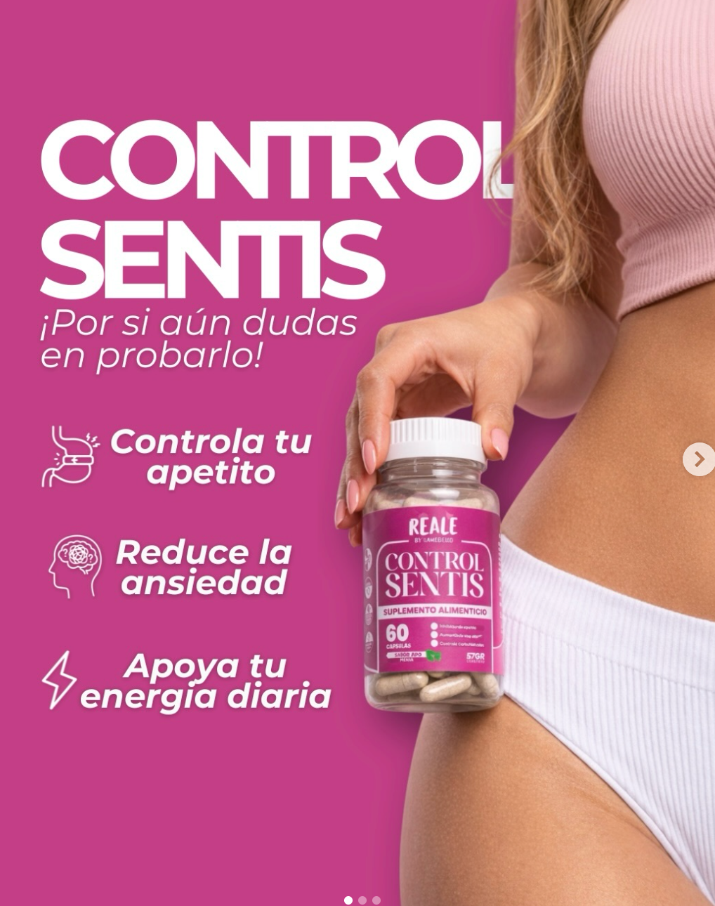 Cápsulas Control Sentis - Inhibidor del Apetito
