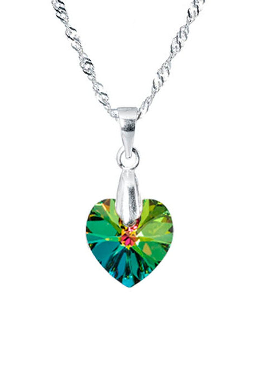 Collar Romance Plata Italiana 925 y Cristal Swarovski® - Vitral Medium