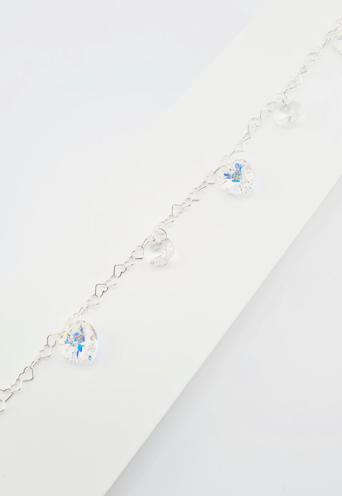 Pulsera Romance Plata Italiana 925 y Cristales Swarovski® - Aurora Boreal