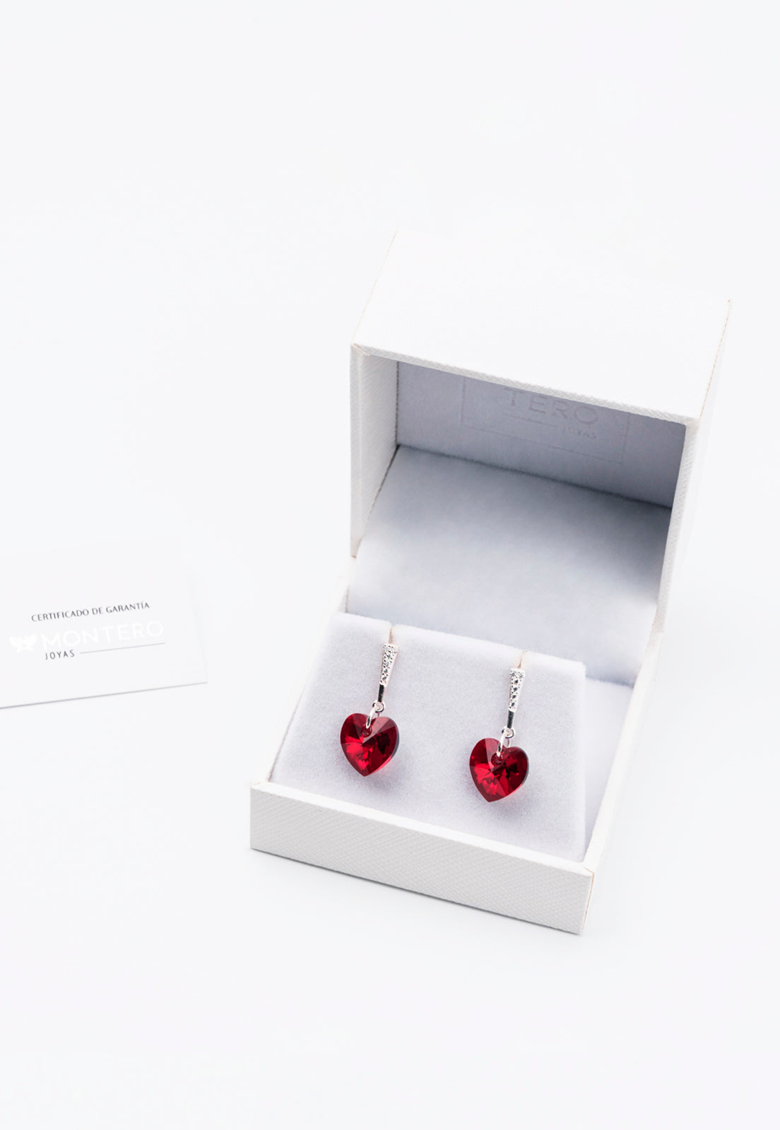 Aros Romance Plata Italiana 925 y Cristal Swarovski® - Siam