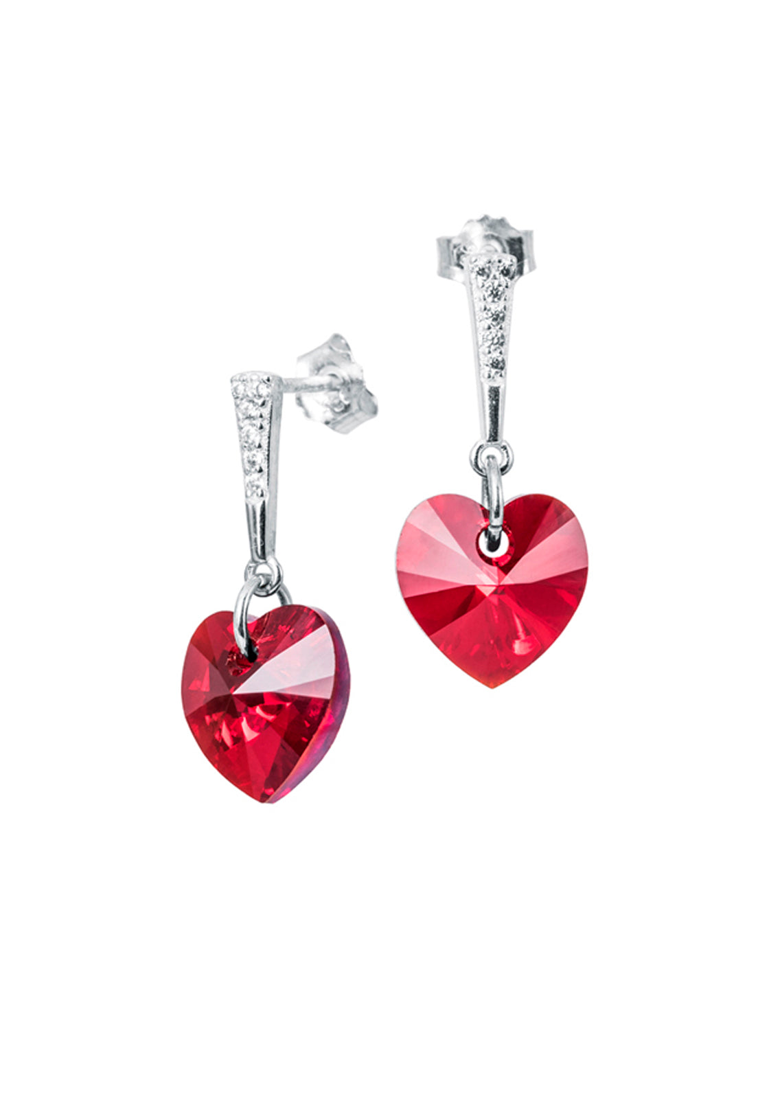 Aros Romance Plata Italiana 925 y Cristal Swarovski® - Siam