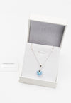 Collar Romance Plata Italiana 925 y Cristal Swarovski® - Aquamarine