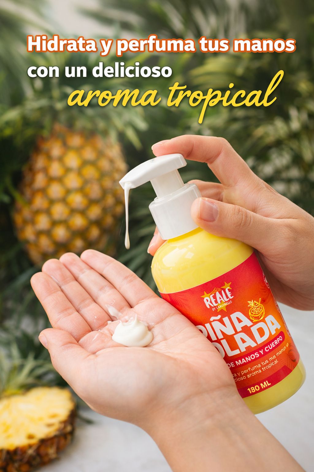 Piña Colada Crema de Manos y Cuerpo