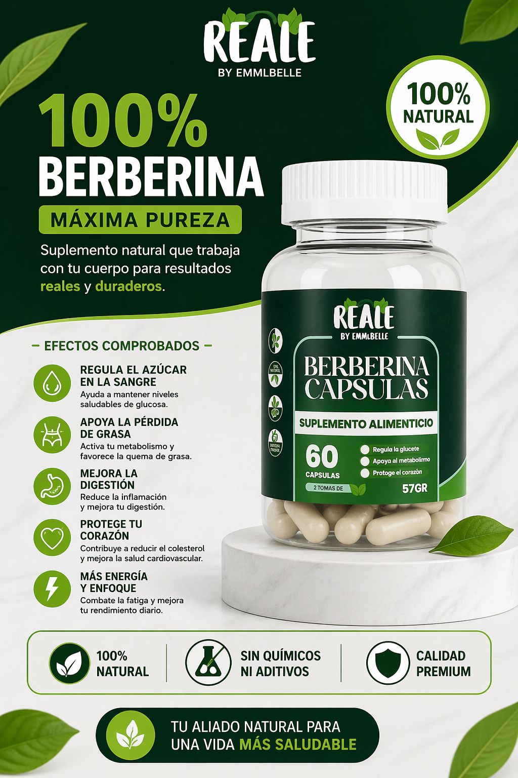 PACK 3 MESES BERBERINA - 180 CÁPSULAS