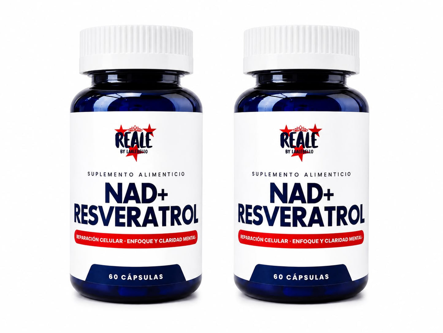 Pack 2 NAD+ Resveratrol 120 cápsulas
